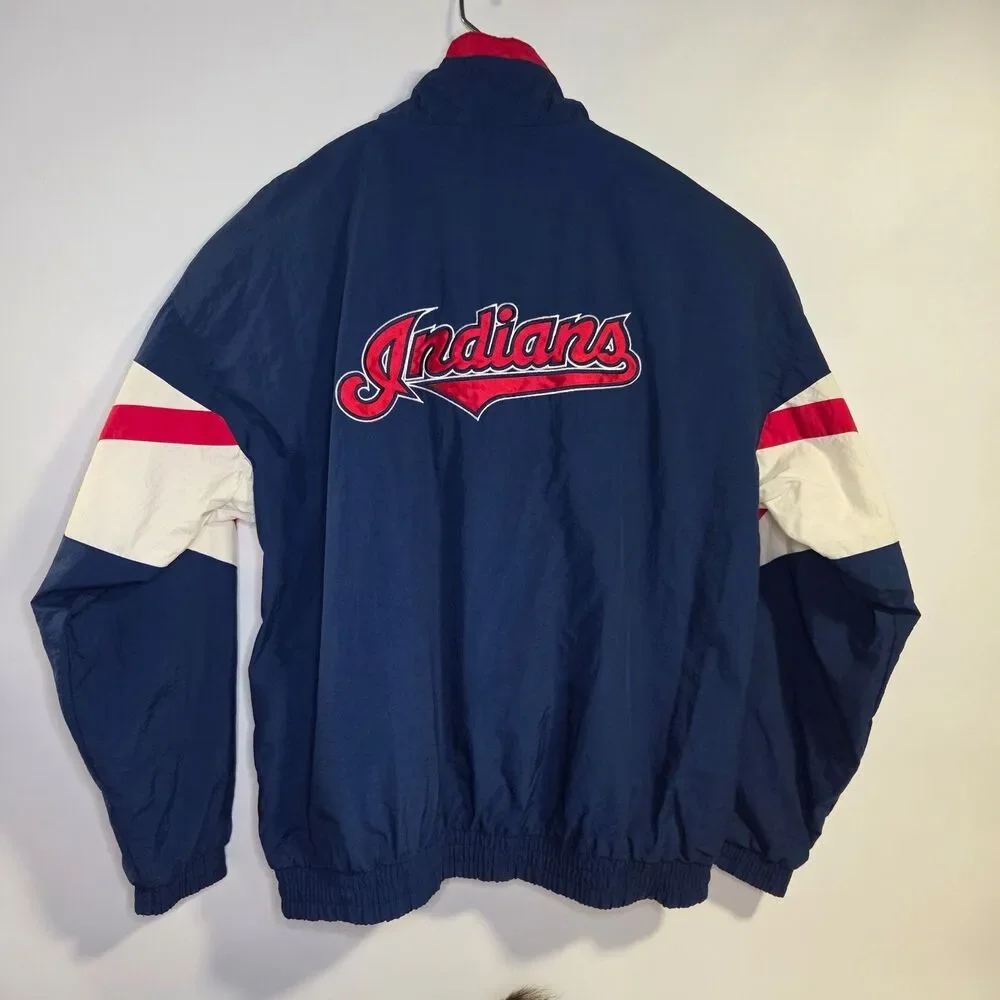 Vintage Cleveland Indians Reebok Windbreaker Guardians Medium